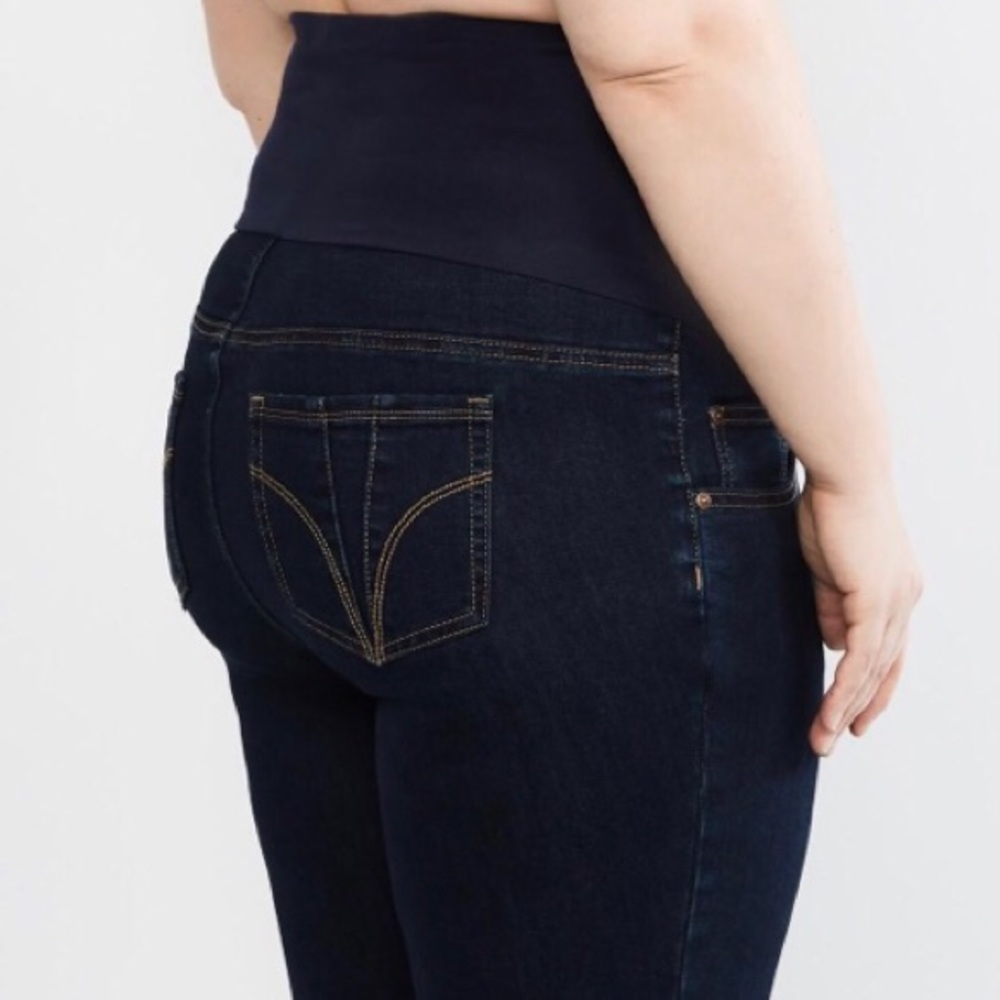 COPY - MAMA PRIMA PLUS SIZE POST PREGNANCY V-POCKET JEANS
